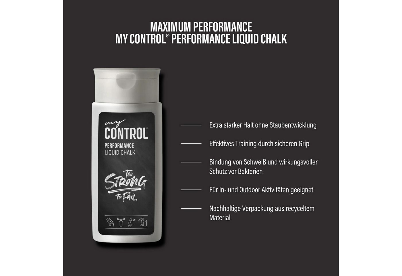 my Control® Trainingshilfe Performance Liquid Chalk