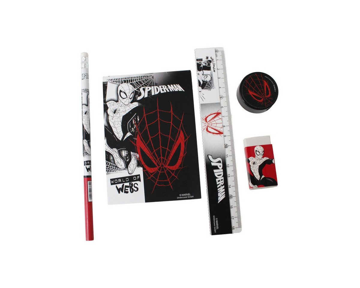 Spiderman Kreativset Spiderman Schreibset 5-teilig Marvel Schule Kinder Superheld Bild 4