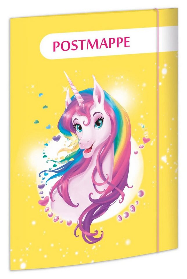 RNK Verlag Organisationsmappe RNK Verlag Postmappe Einhornportrait DIN A4 Karton Bild 3