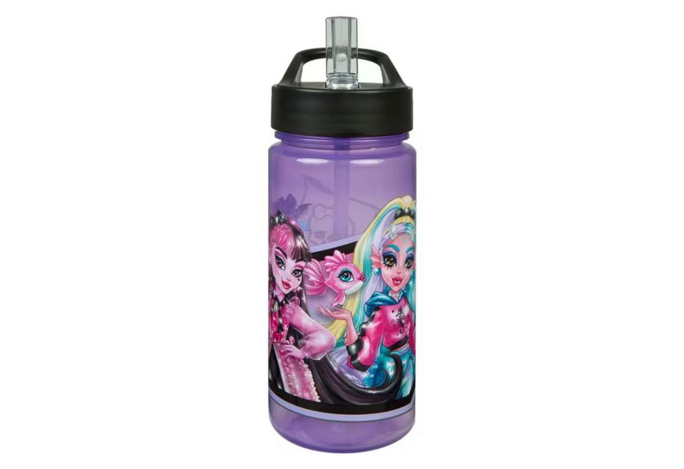 Monster High Trinkflasche Trinkflasche – Aero-Getränkeflasche für Schule und Ausflüge
