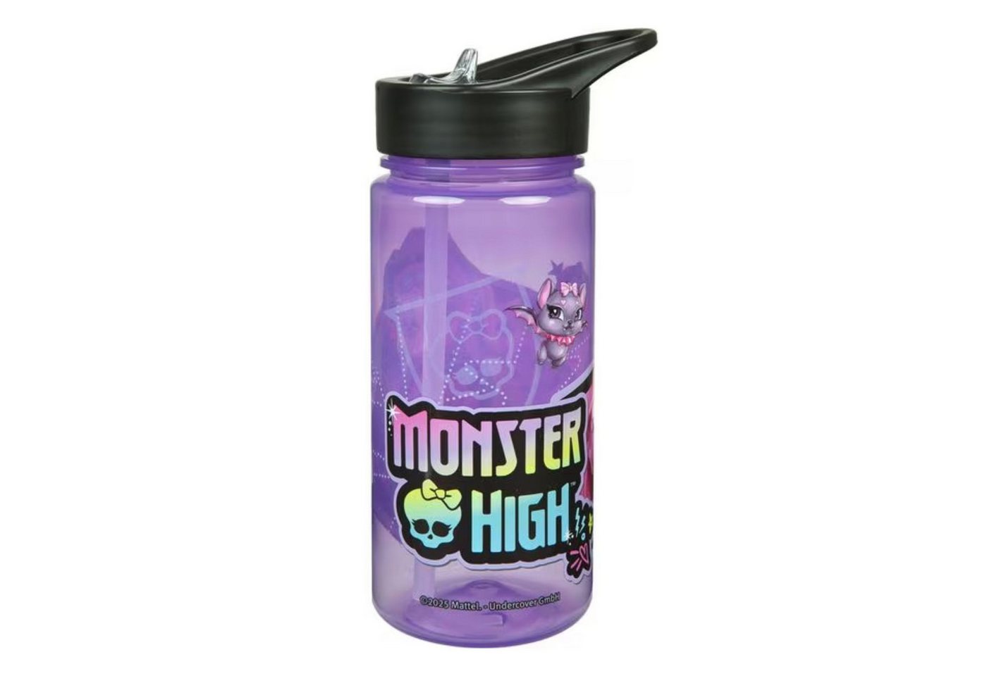 Monster High Trinkflasche Trinkflasche – Aero-Getränkeflasche für Schule und Ausflüge Bild 2