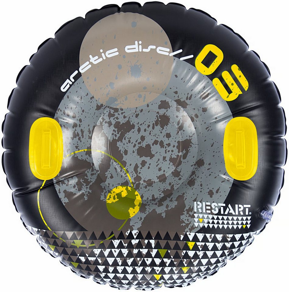 Schlitten RESTART Arctic Disc Ø 90cm - Schlitten Bob aufblasbarer Schneereifen Bild 4