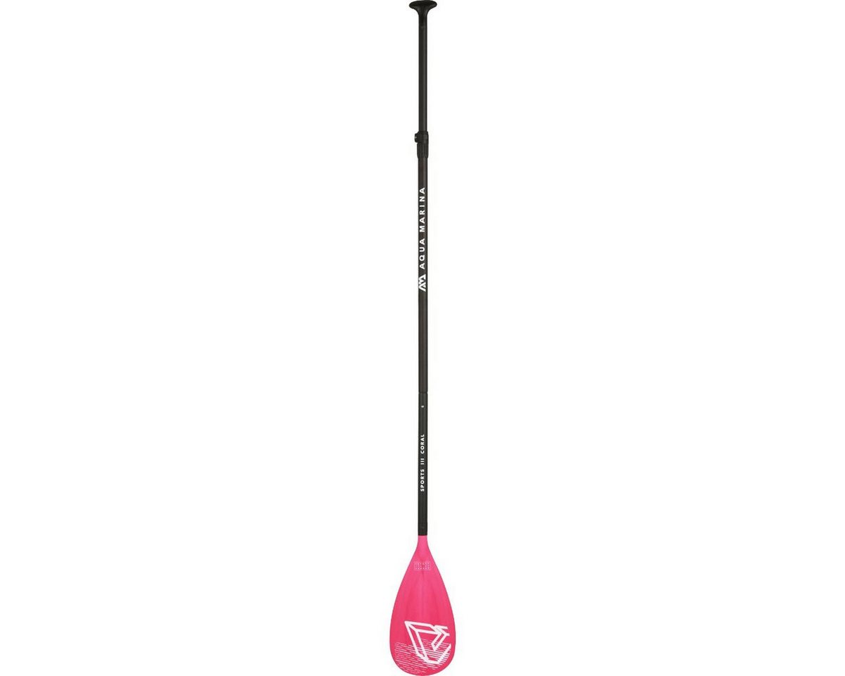 Aqua Marina SUP-Board Aqua Marina Sports III Coral Aluminium SUP Paddel 175-220cm 3-teilig