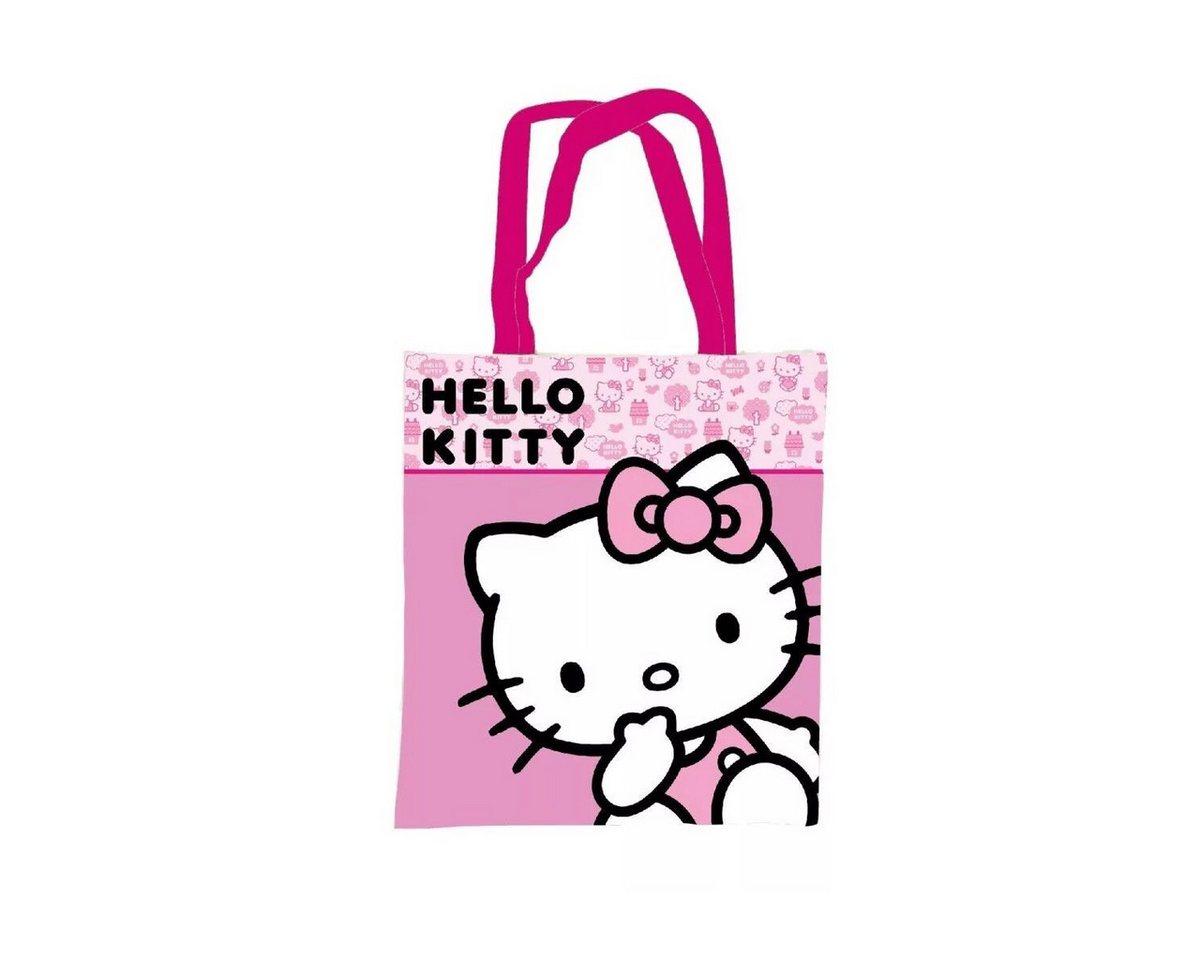 Hello Kitty Einkaufsshopper Hello Kitty Pink Stofftasche, Einkaufstasche 44 cm