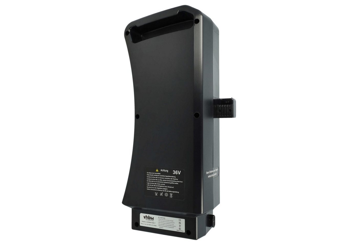 vhbw Akku passend für Prophete Navigator, 52384, 52387-0111, 52385, E-Bike Akku Akku Li-Ion 10400 mAh (36 V, 1 St), Leistungsfähiger Austausch-Akku für Pedelec, Elektrofahrrad, E-Bike Bild 2
