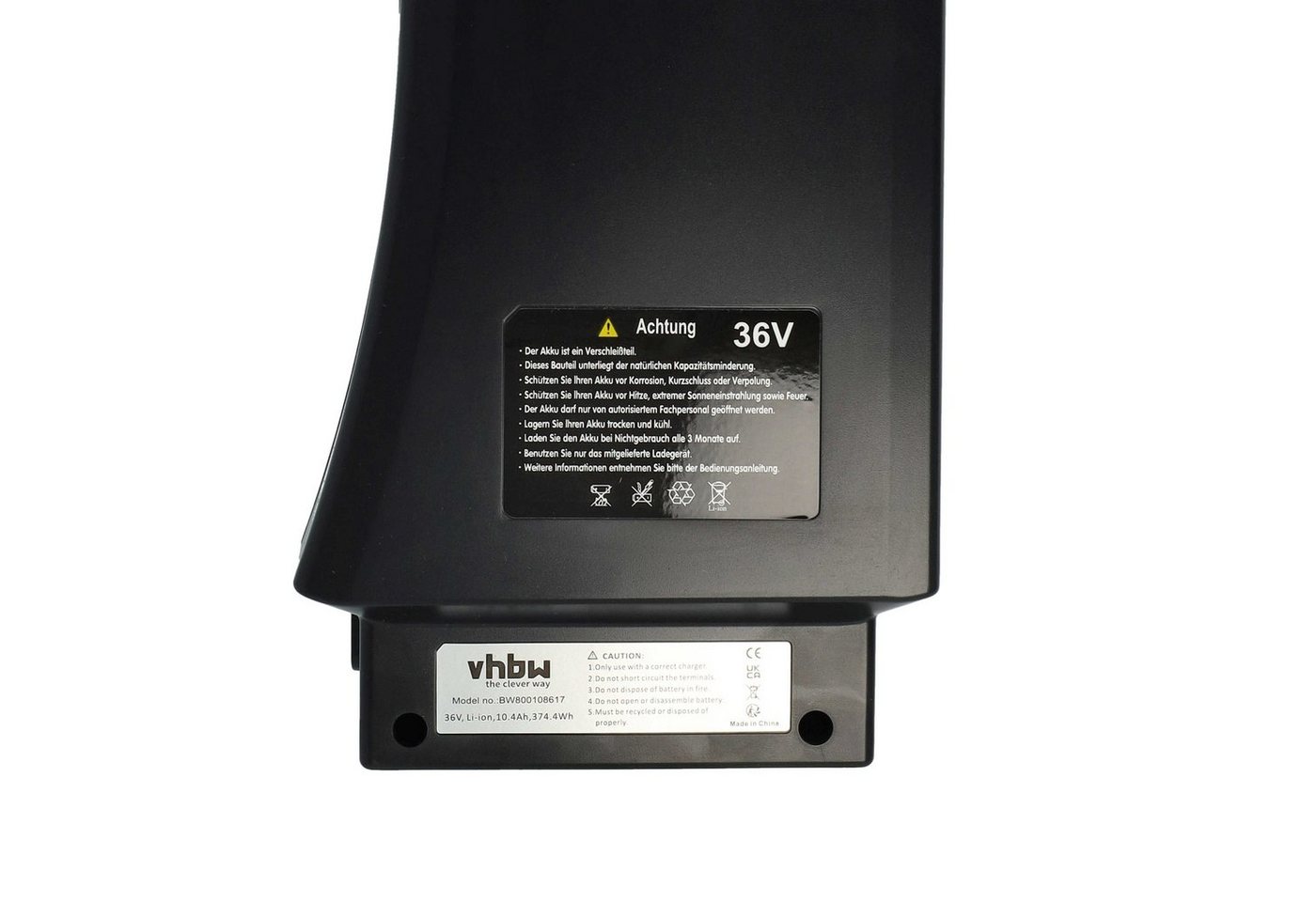 vhbw Akku passend für Prophete Navigator, 52384, 52387-0111, 52385, E-Bike Akku Akku Li-Ion 10400 mAh (36 V, 1 St), Leistungsfähiger Austausch-Akku für Pedelec, Elektrofahrrad, E-Bike Bild 5