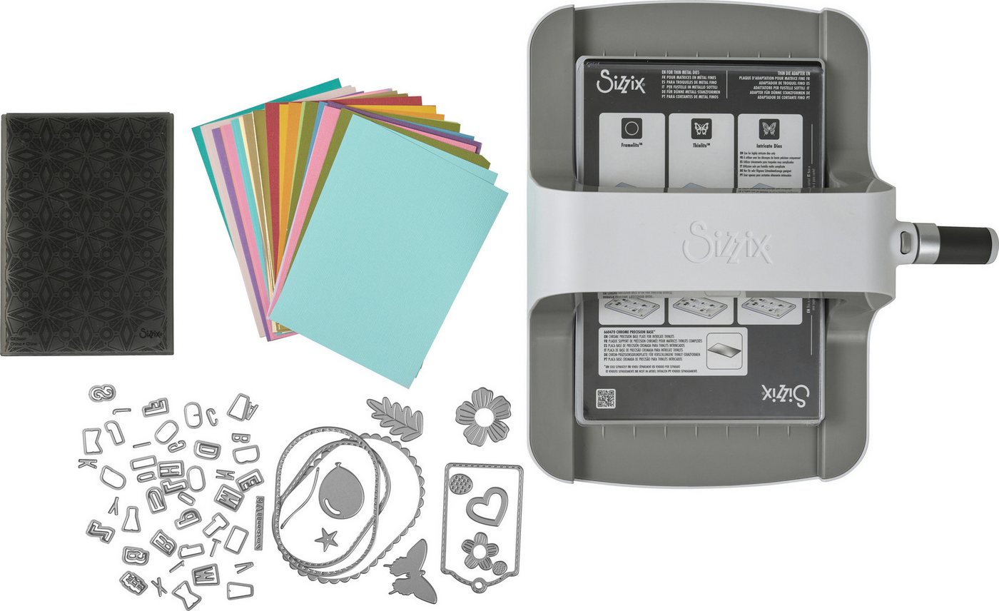 Sizzix Motivschablone Sizzix New Big Shot Machine Starter Kit, 21.5 x 26.1 x 37.3 cm