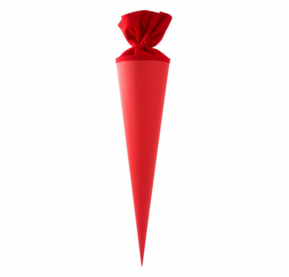 Generic Schultüte Bastelschultüte 70cm rot