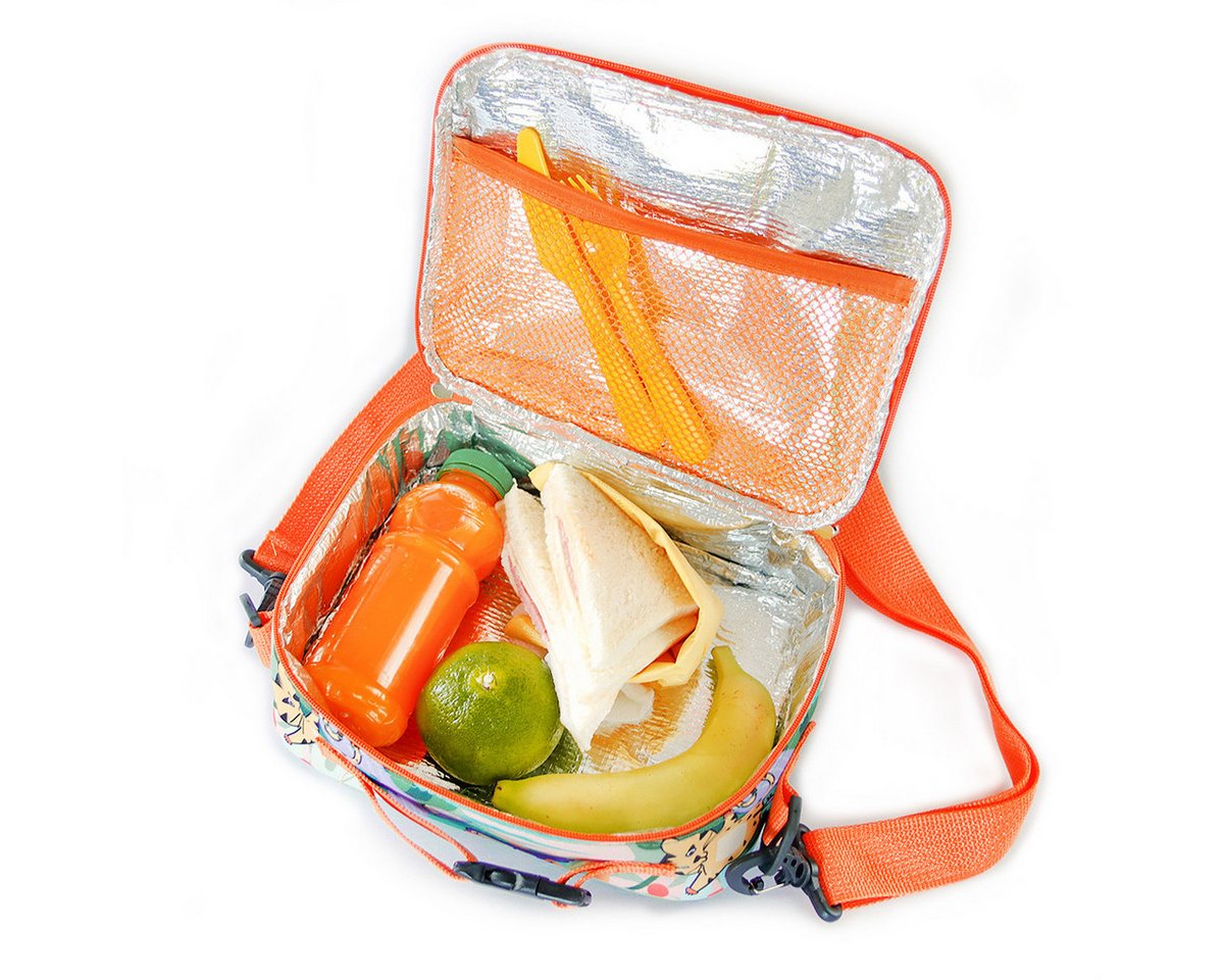 MILK&MOO Kindergartentasche Milk&Moo Jungle Collection Lunchbox,Kühltasche – 4 l, isolierend & pra