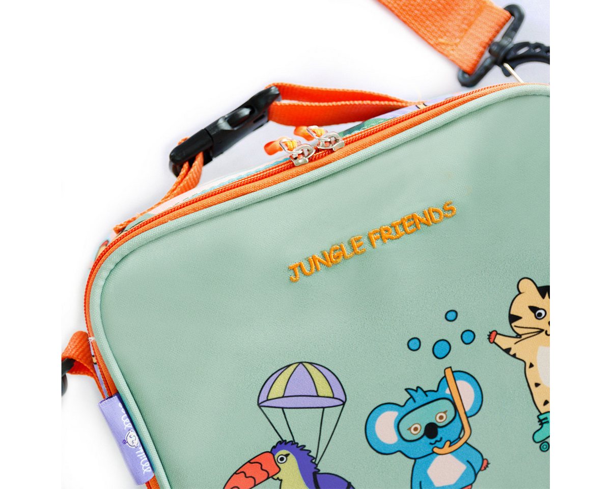 MILK&MOO Kindergartentasche Milk&Moo Jungle Collection Lunchbox,Kühltasche – 4 l, isolierend & pra Bild 3