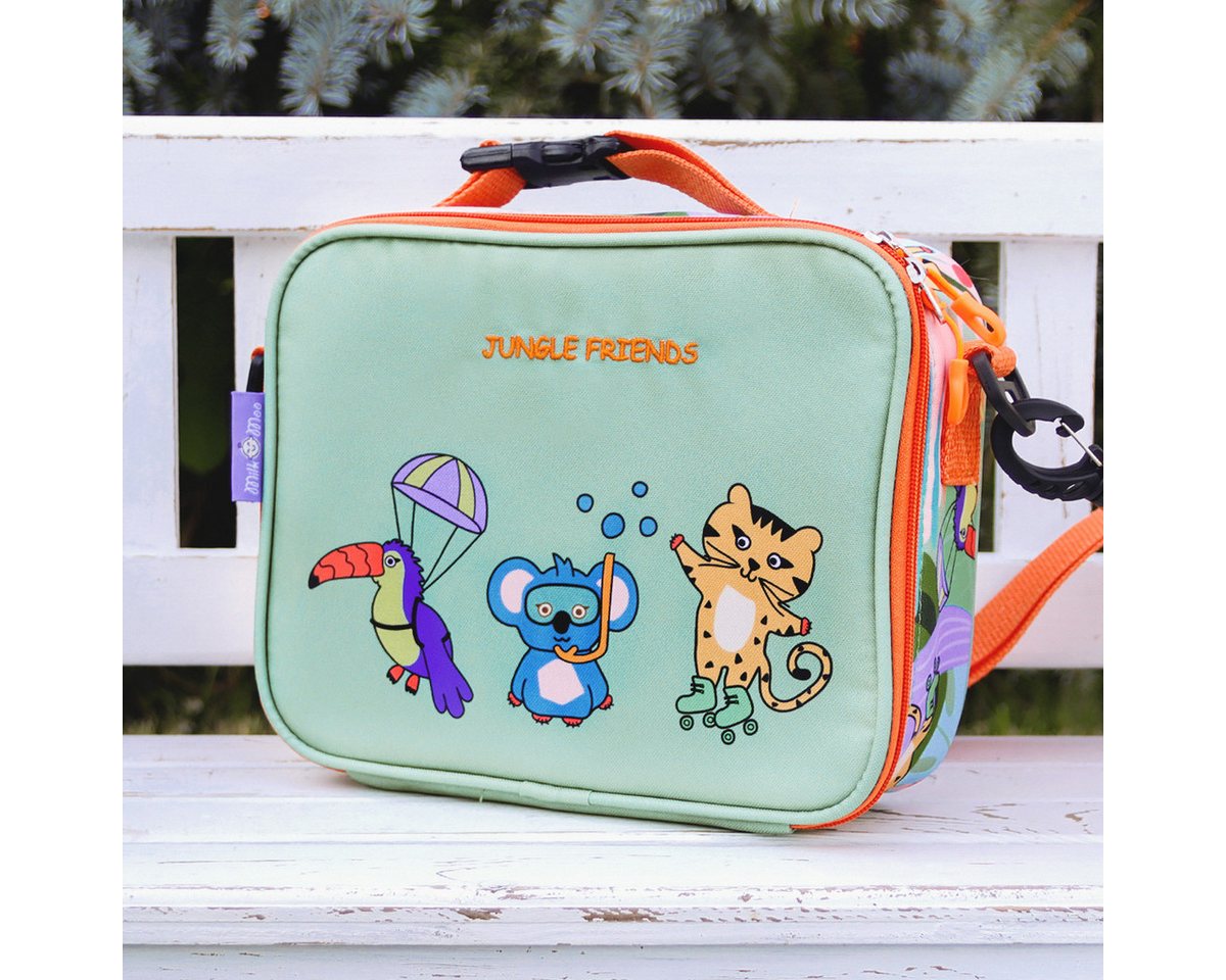 MILK&MOO Kindergartentasche Milk&Moo Jungle Collection Lunchbox,Kühltasche – 4 l, isolierend & pra Bild 5