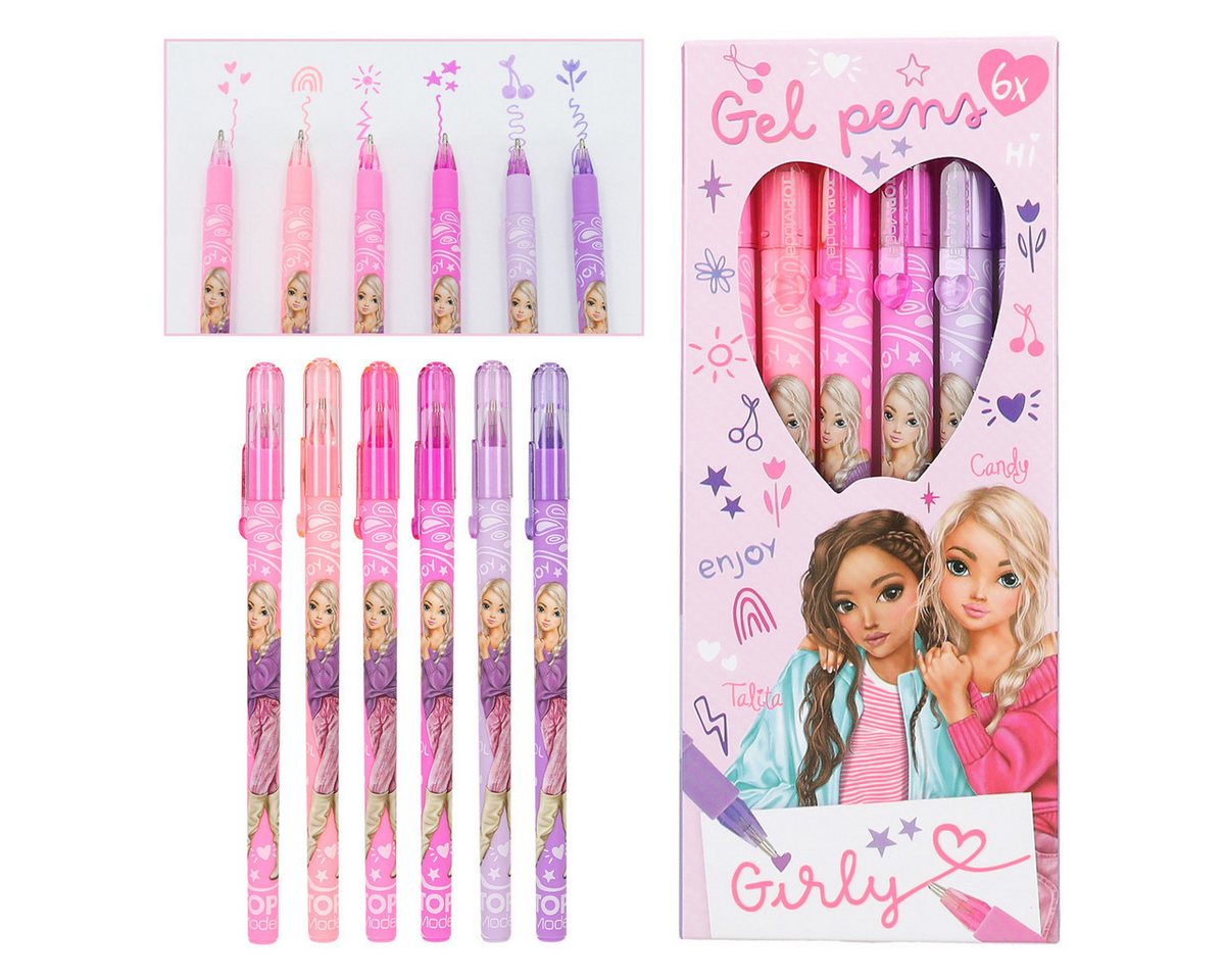 Depesche Filzstift DEPESCHE TOPModel Gelstifte Girly 6 Stück Bild 2