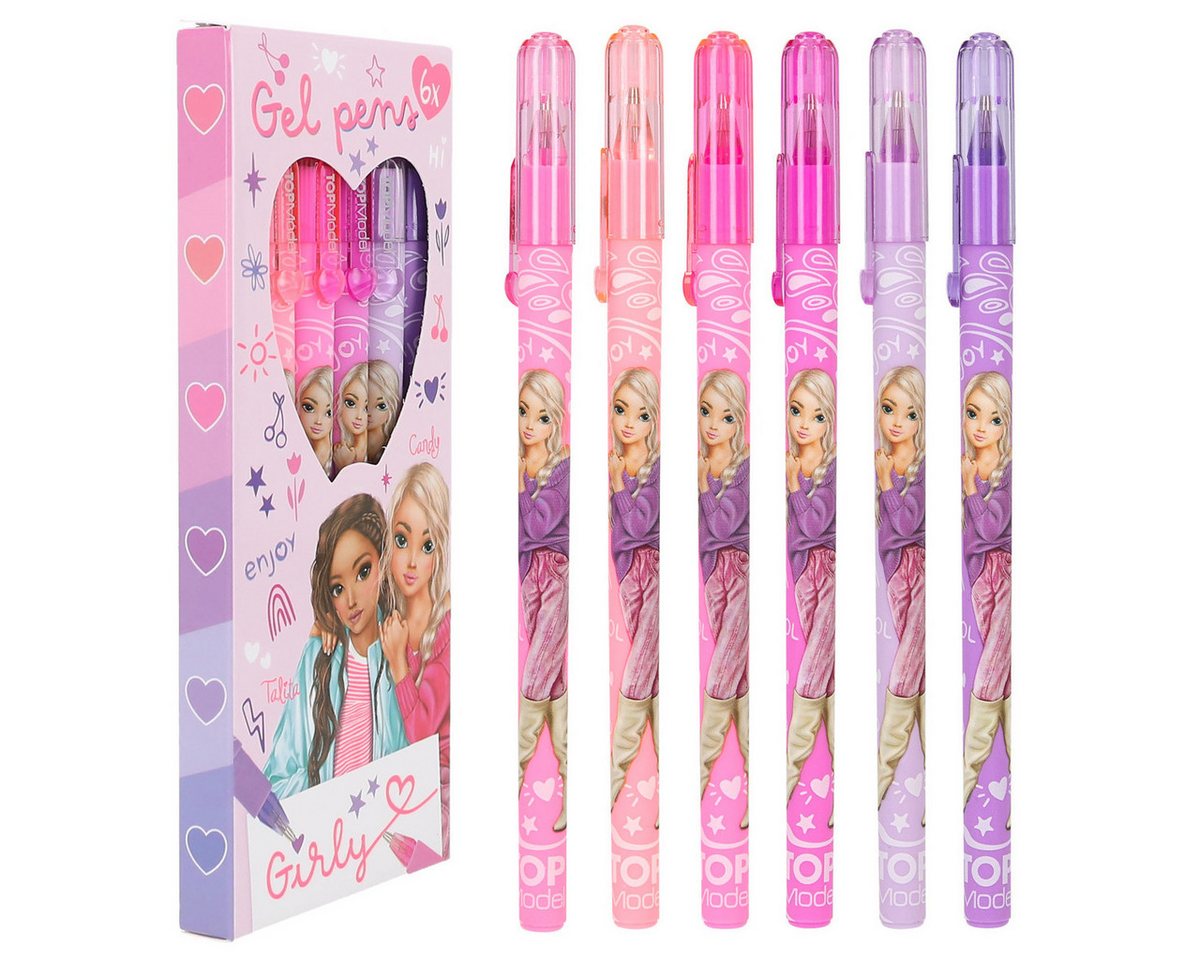 Depesche Filzstift DEPESCHE TOPModel Gelstifte Girly 6 Stück Bild 4