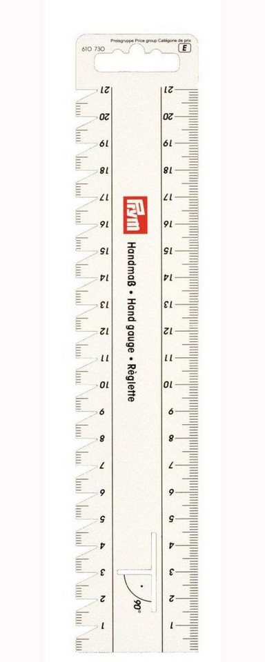 Prym Stoffschablone Prym Handmaß