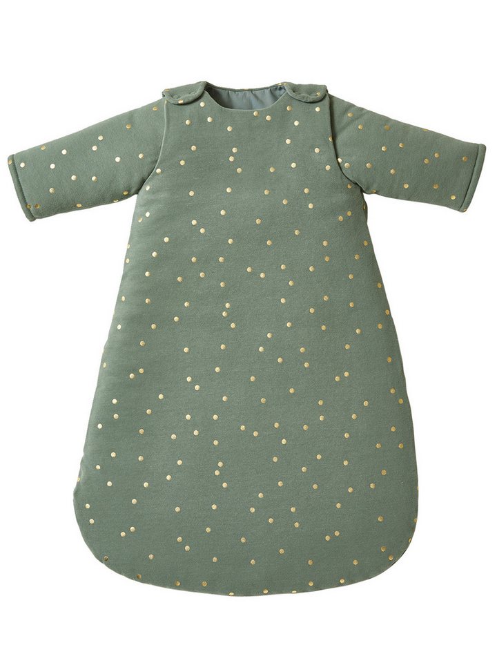 vertbaudet Babyschlafsack Baby Winterschlafsack GRÜNER WALD Ärmel abnehmbar, Winterschlafsack, 3 TOG