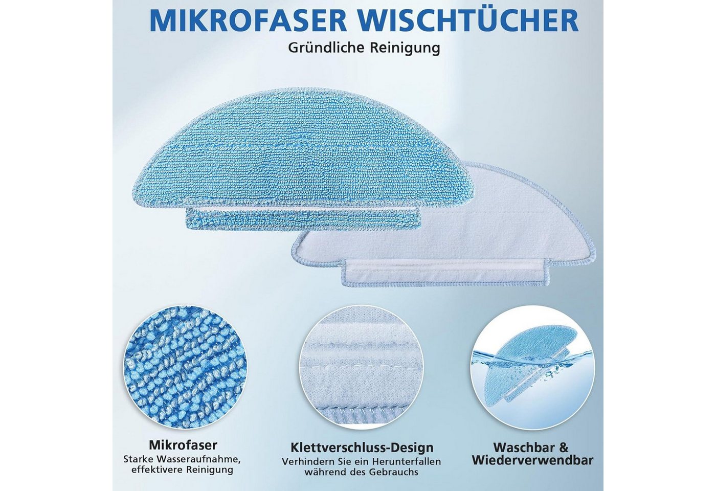 FELIXLEO Staubsaugerzubehörtasche Zubehoer Ersatzteile Set fuer Tikom L9000 Lubluelu SL60D HONITURE SE (1-tlg) Bild 4