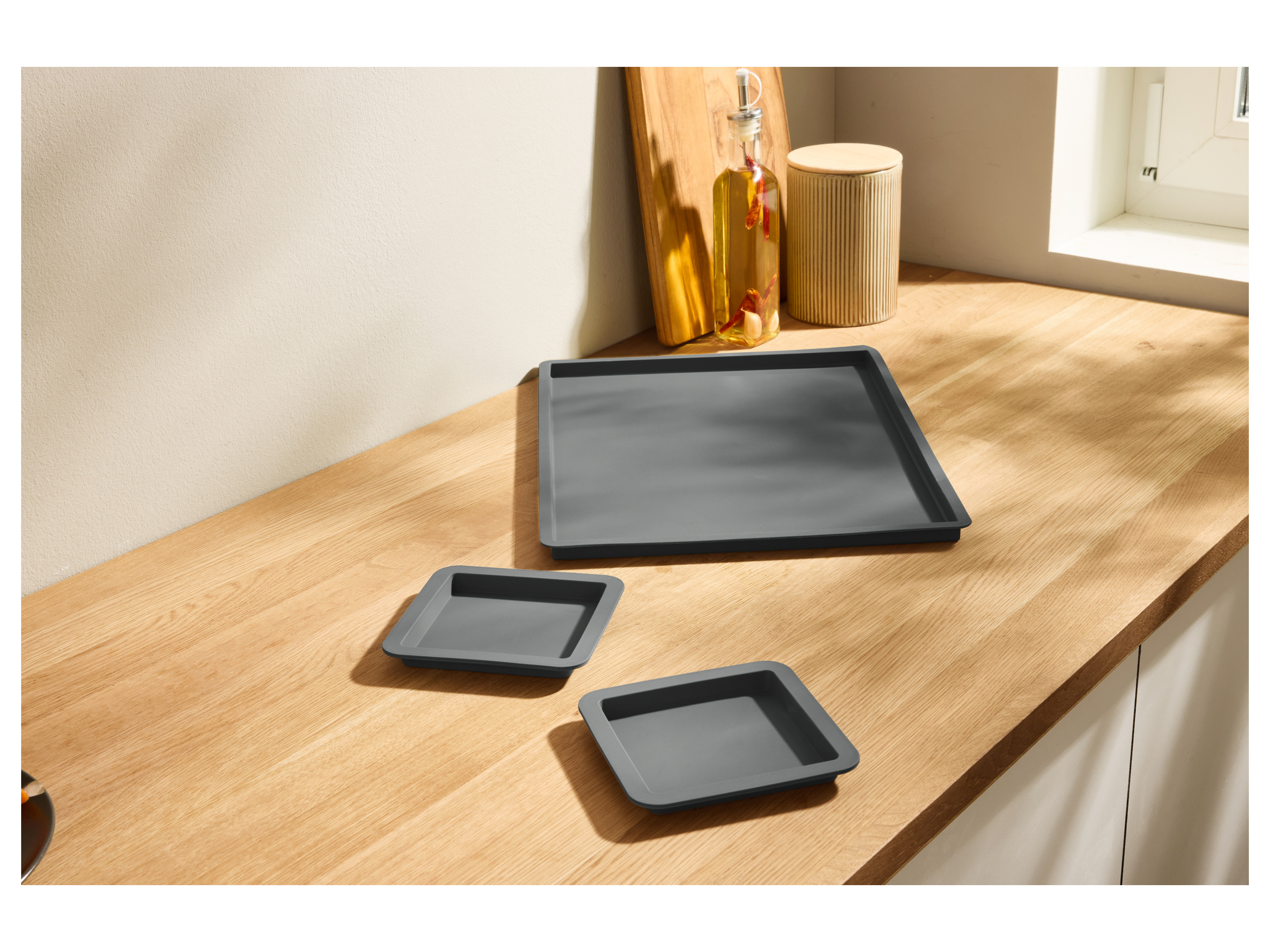 SILVERCREST® Silikon-Riegelformen-Set / Silikon-Backmatten-Set (Backmatte 3er Set) Bild 3