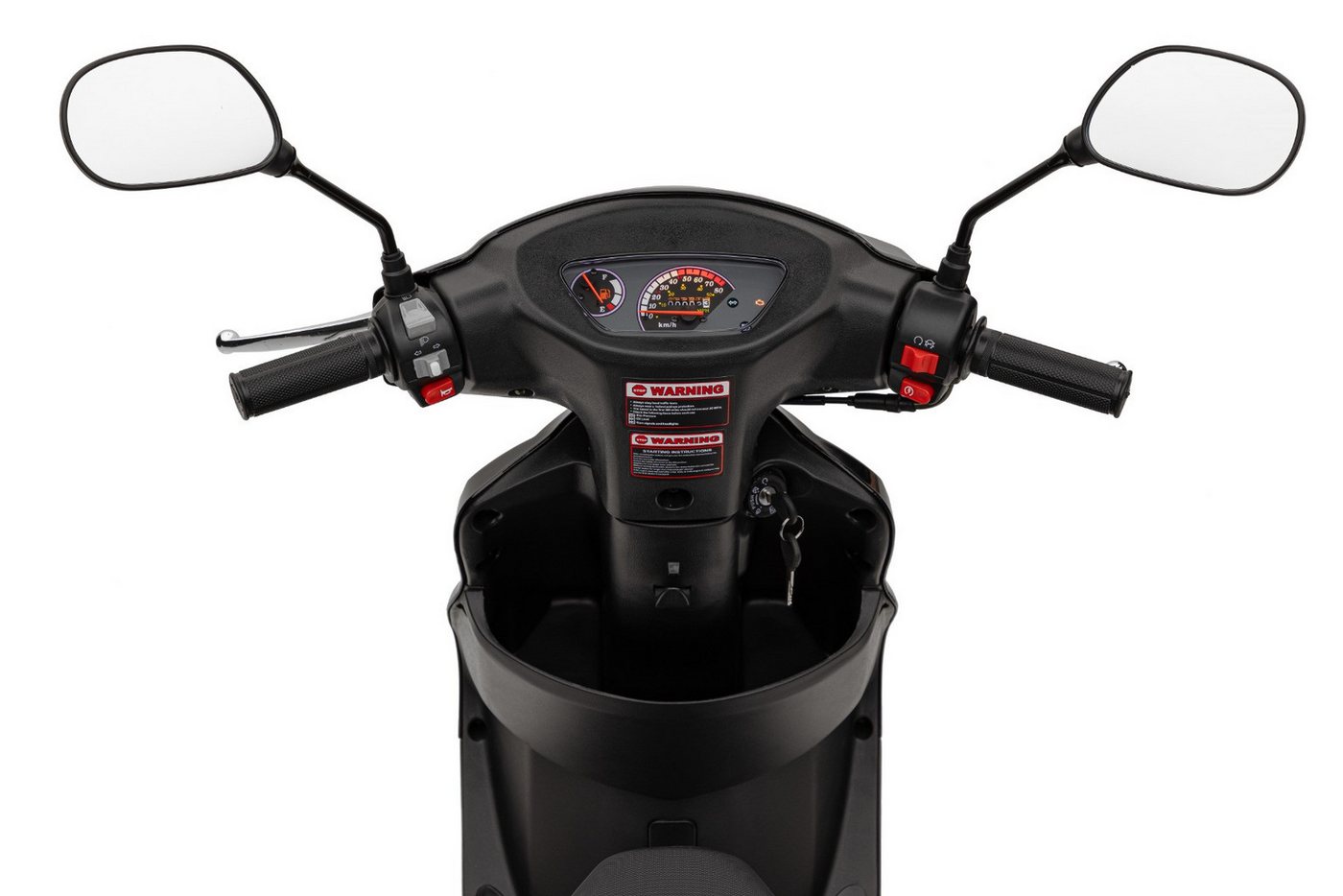 NOVA MOTORS Motorroller »City Star III«, 45km/h, E5 EFI (ohne Topcase, schwarz)