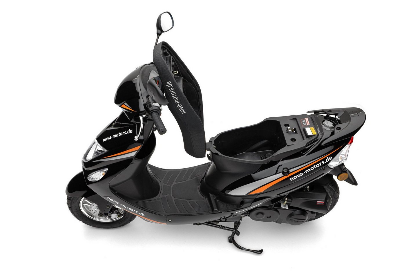 NOVA MOTORS Motorroller »City Star III«, 45km/h, E5 EFI (ohne Topcase, schwarz) Bild 2