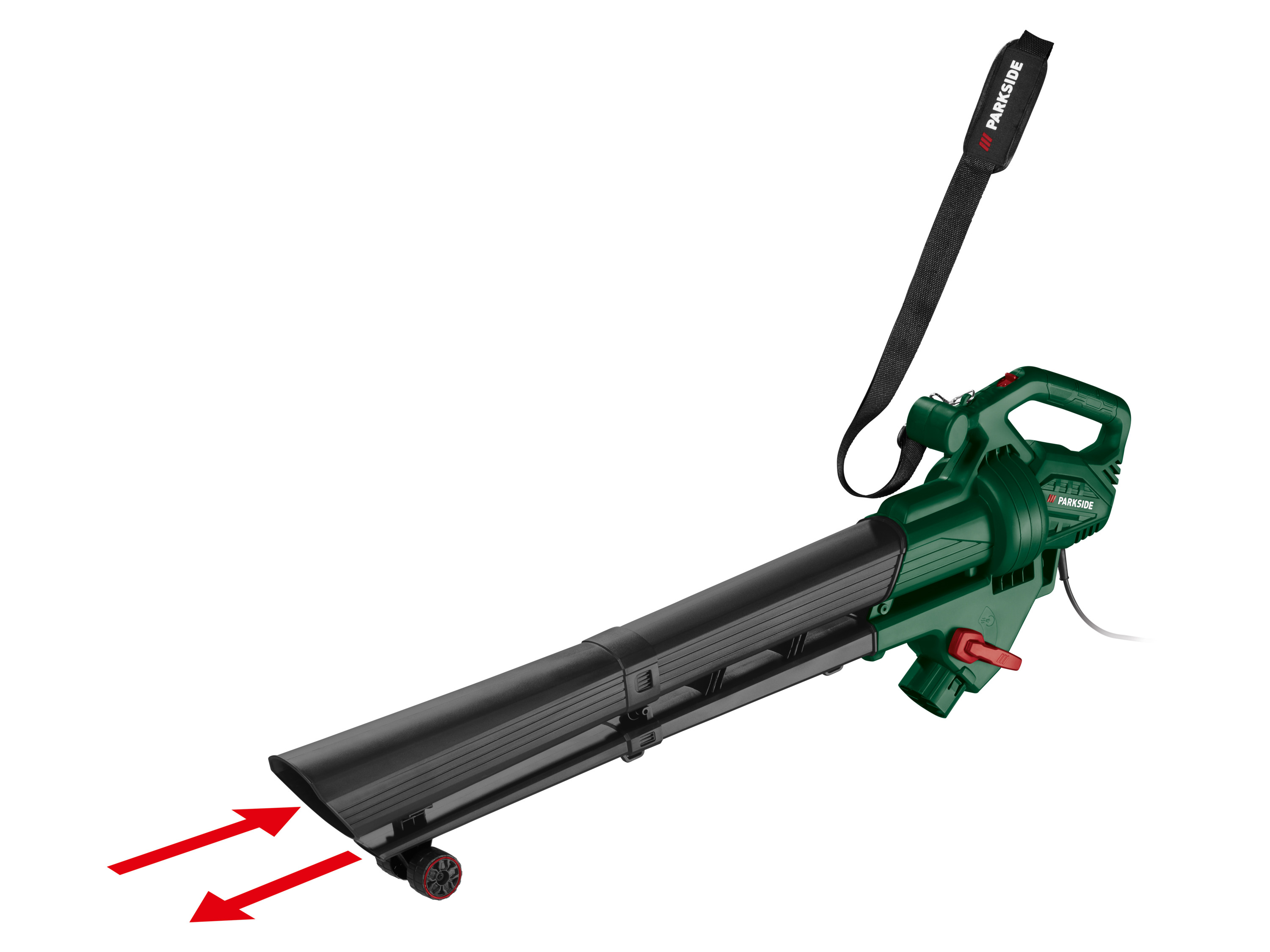 PARKSIDE® Elektro-Laubsauger/-bläser »PLS 2600 B2«, 3in1