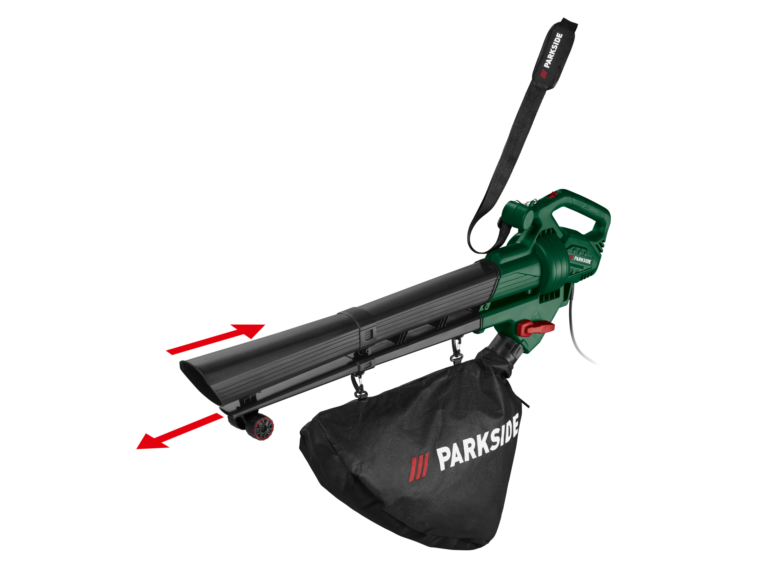 PARKSIDE® Elektro-Laubsauger/-bläser »PLS 2600 B2«, 3in1 Bild 2