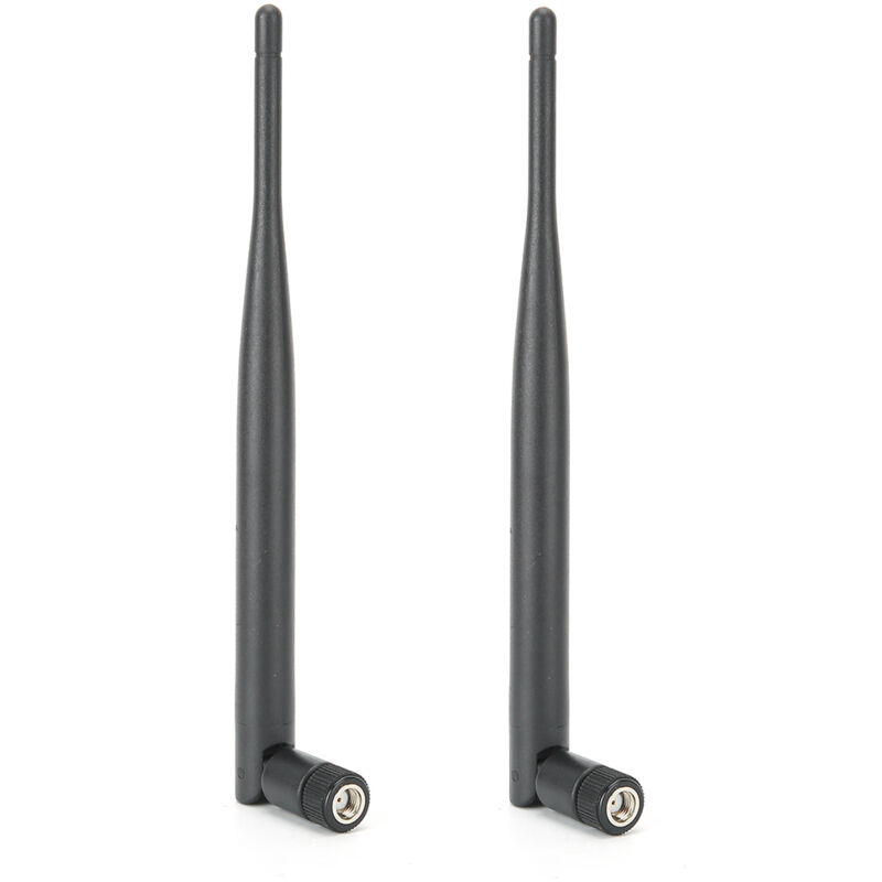 2 Leistungsstarke 6-db-dualband-wlan-antennen (2,4 Ghz/5,8 Ghz) Für Router, Sma-anschluss Für Innenräume