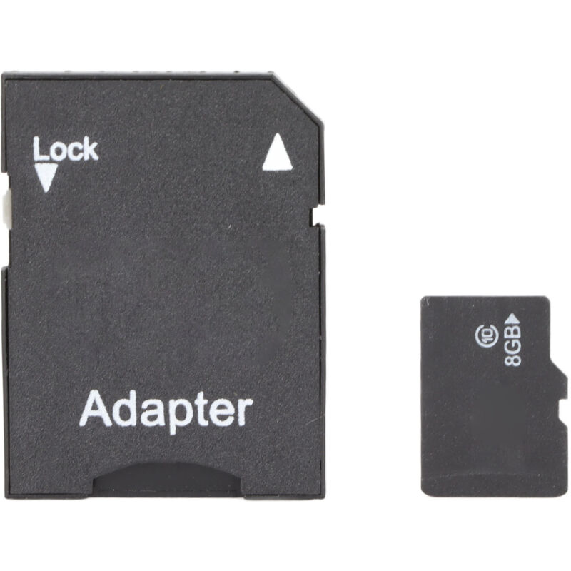 8 Gb High-speed-tf-karte, Wasserdicht, Kompatibel Mit Mp3-playern Und Gps-geräten, Inklusive Sd-adapter