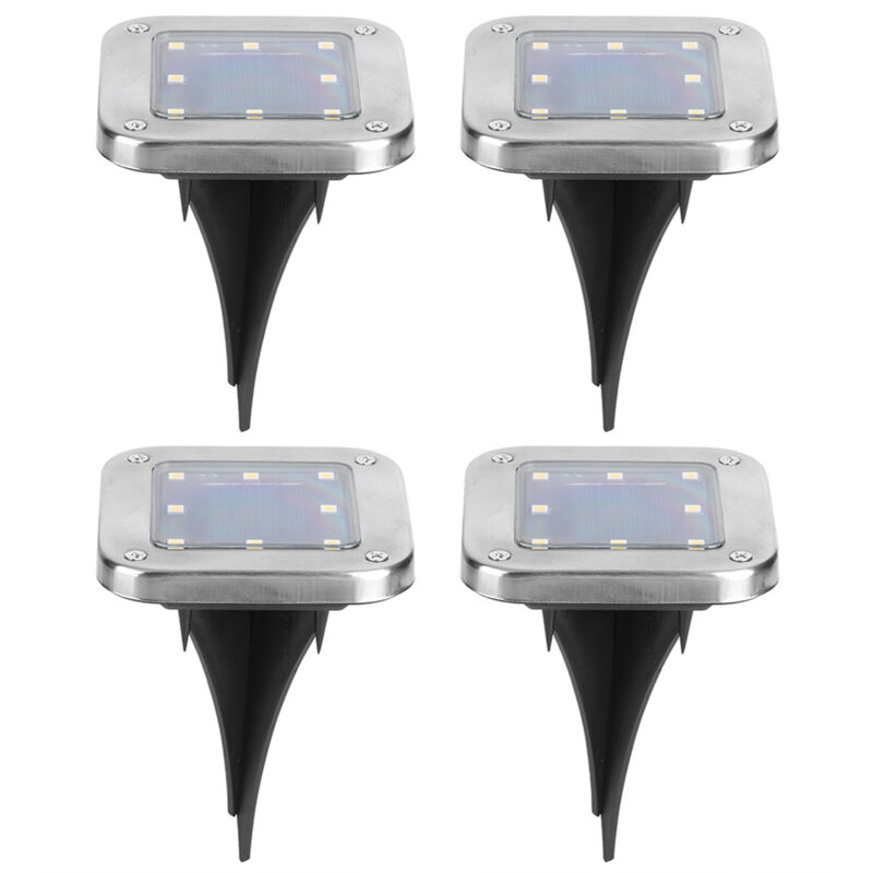 Wasserdichter Solar-led-einbaustrahler Für Den Garten – Weiße Außenbeleuchtung