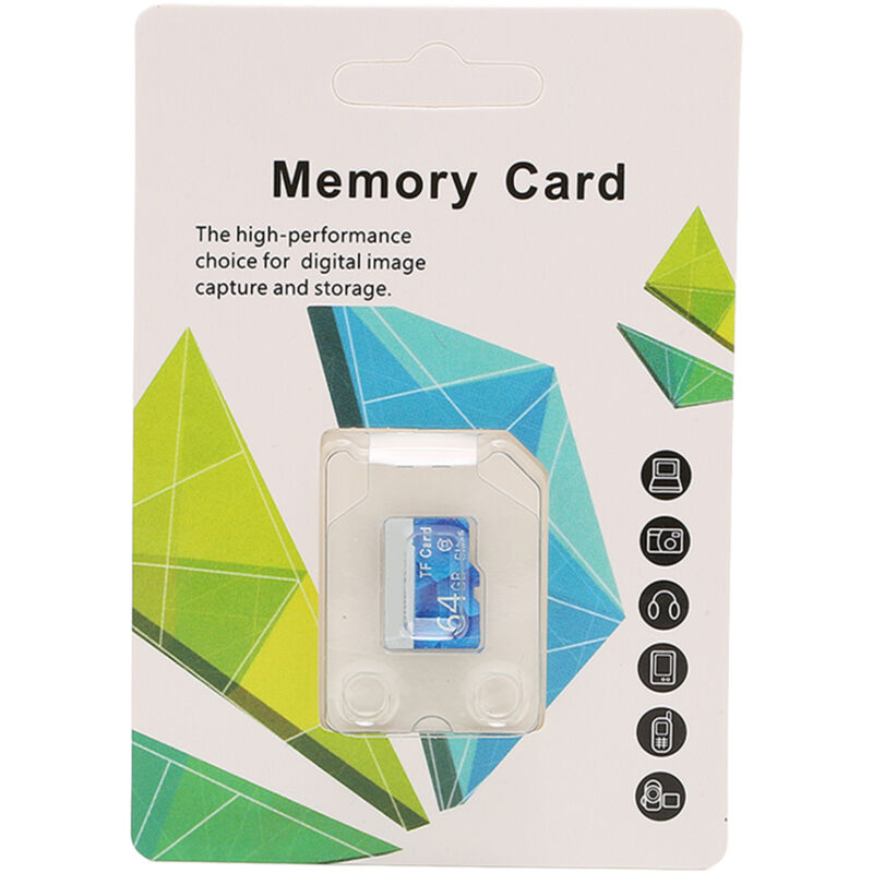 64 Gb High-speed-micro-sd-karte Der Klasse 10, Wasser- Und Stoßfest, Plug & Play