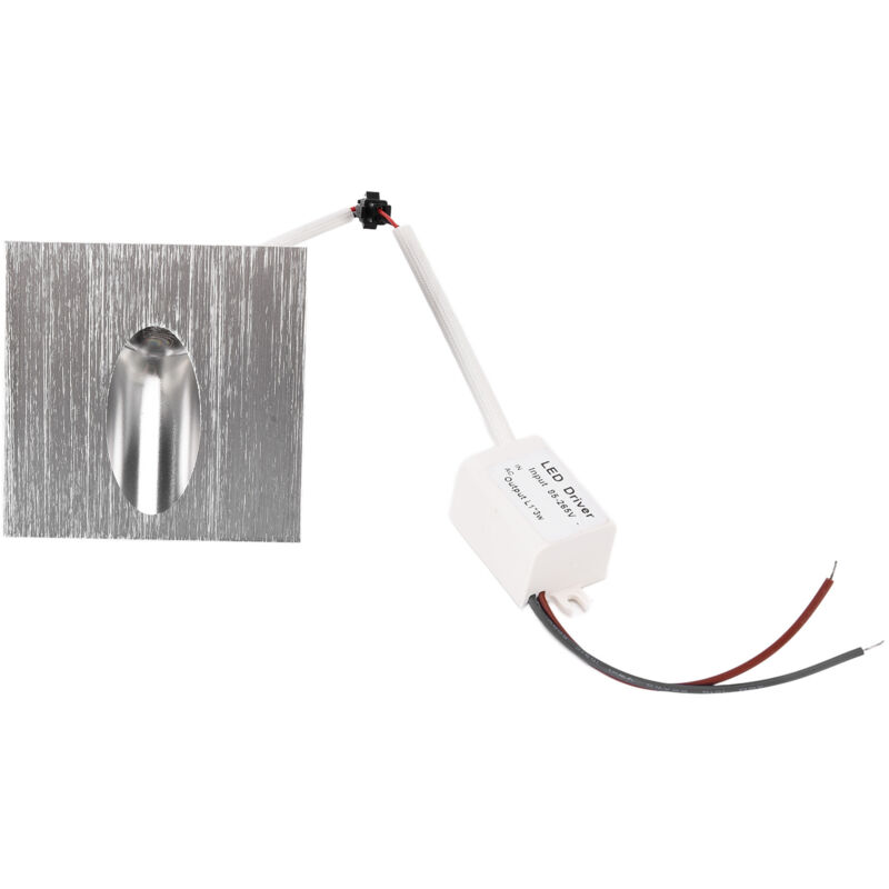 Quadratischer Led-einbaustrahler Aus Wasserdichtem Aluminium, Verstellbar Für Einfahrt, Veranda, Treppe – Warmweiß 85–265 V