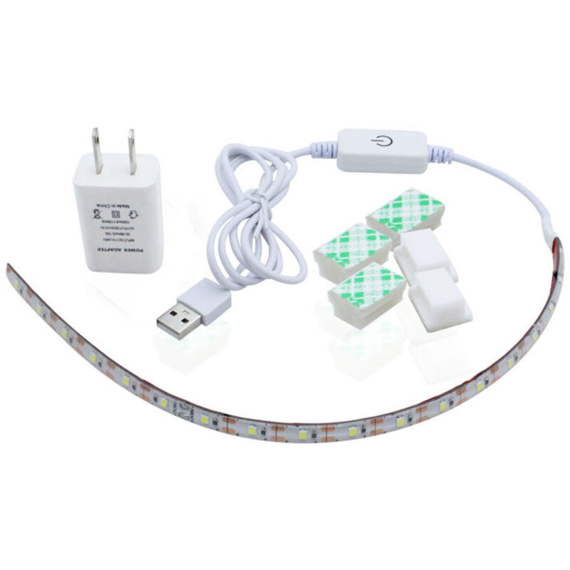 5v 6500k 30cm Led-streifen Mit Us-stecker, Kompatibel Mit 110-240v