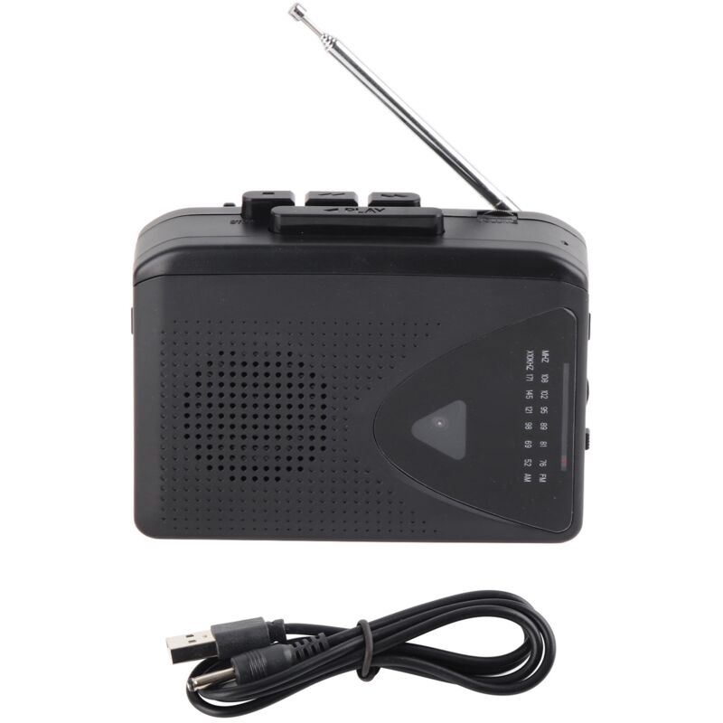 Tragbarer Kassettenrekorder Im Retro-stil Mit Am/fm-radio Und Multimedia-funktionen