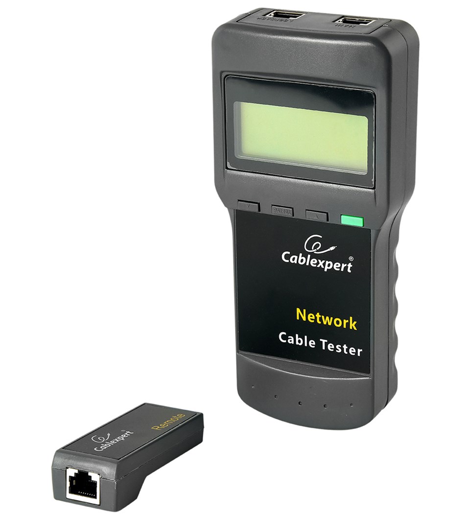 Cablexpert Tester De Kabel De Red Digital Nct-31, Schwarz