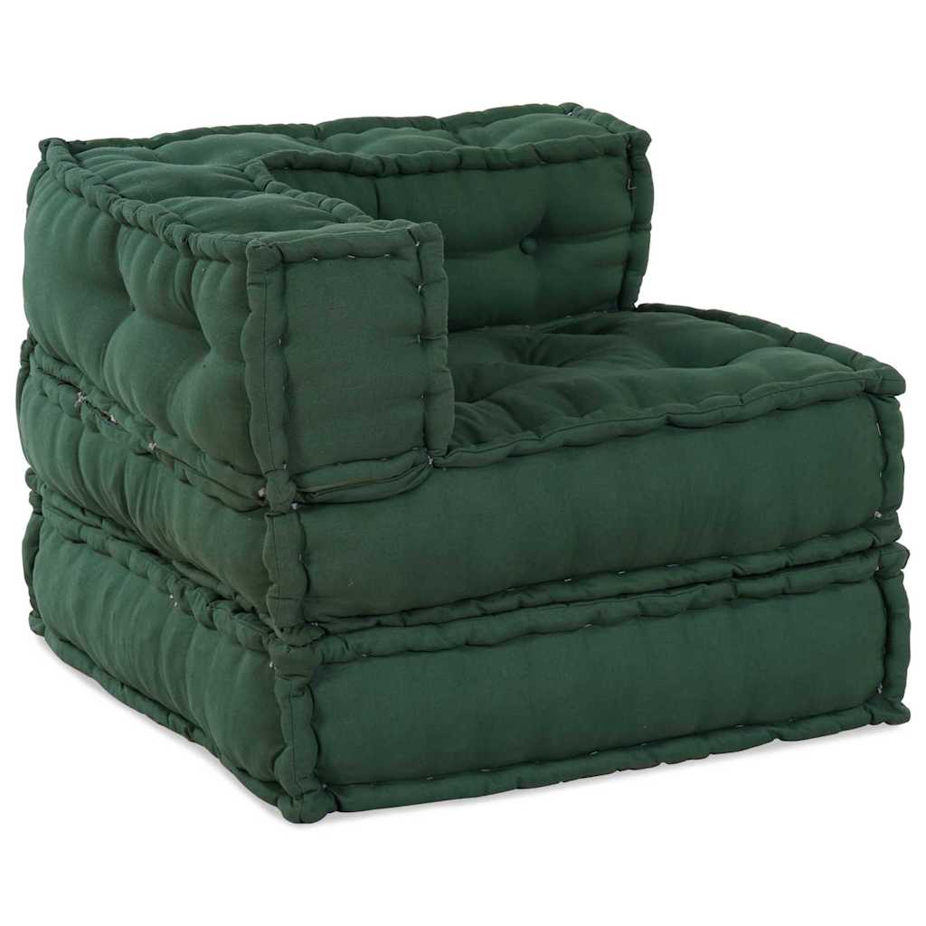 Maison Exclusive - Modulare Sofagarnitur Stoff Grün 210 X 70 X 56