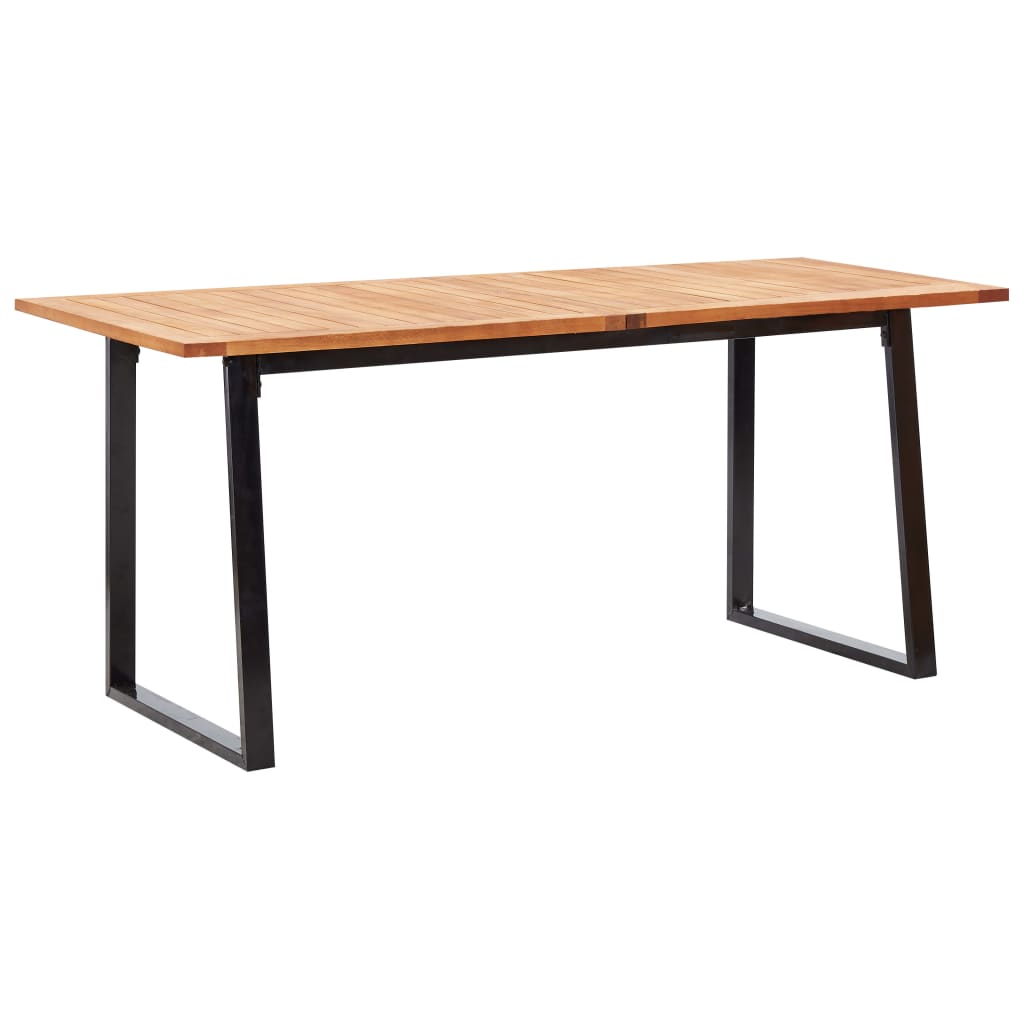 Maison Exclusive - 7-tlg. Garten-essgruppe Poly Rattan Und Akazie