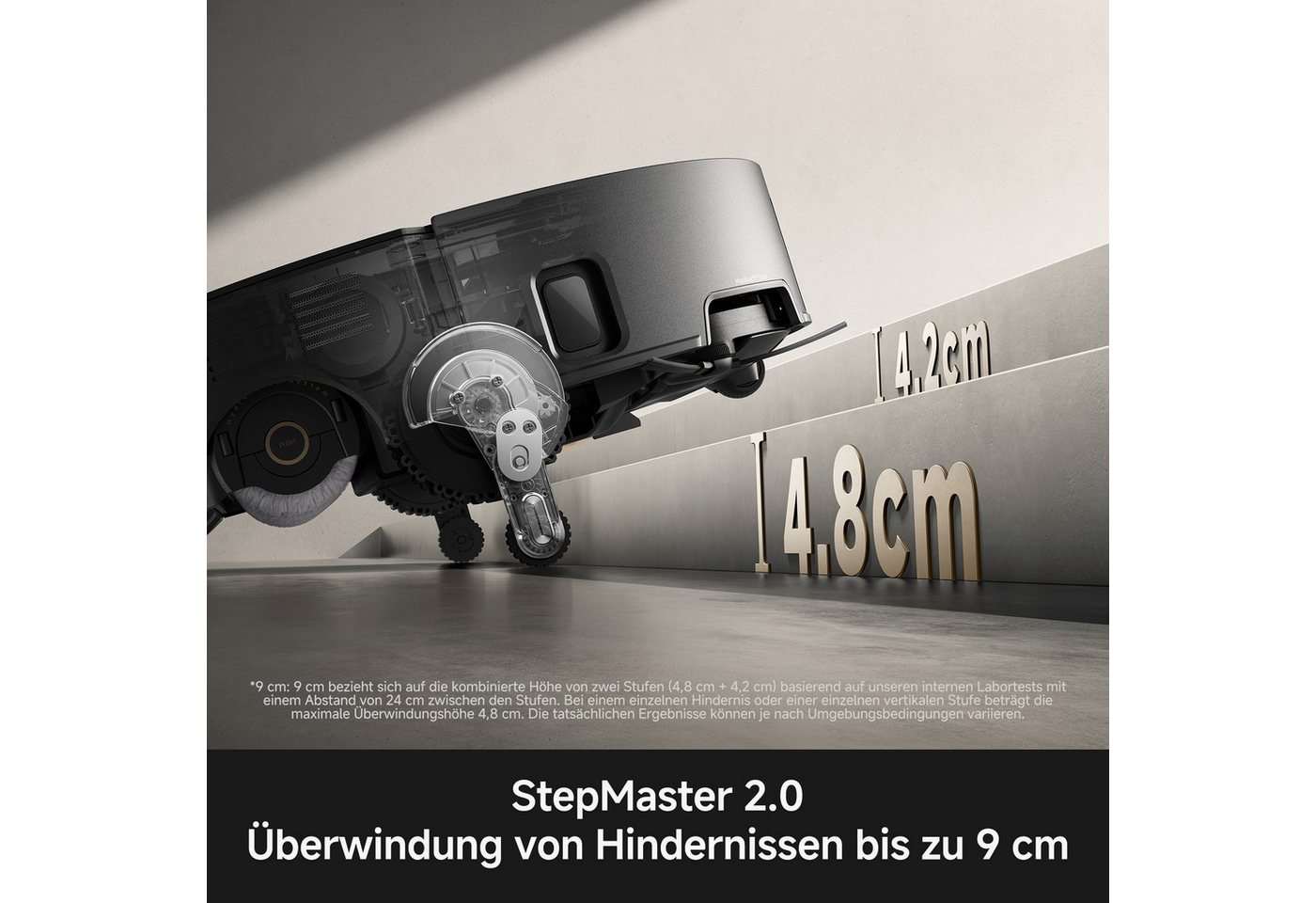 Saug- Und Wischroboter Mova Z70 Ultra Roller Complete Schwarz 36 000 Pa