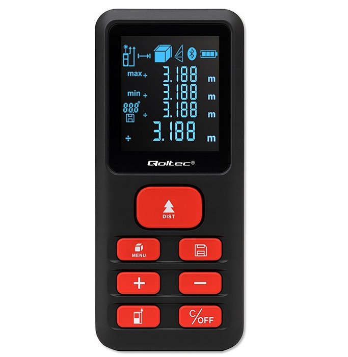 Elektronisches Messgerät Qoltec Laser Rangefinder Genauigkeit 2mm Reichweite 120m
