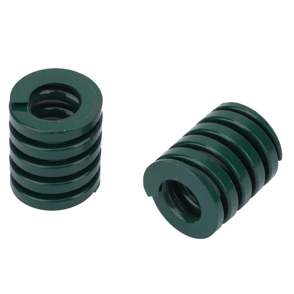 Satz Mit 2 Hochleistungs-druckfedern – Außendurchmesser 25 Mm / Innendurchmesser 12,5 Mm – Grün – Länge 50 Mm