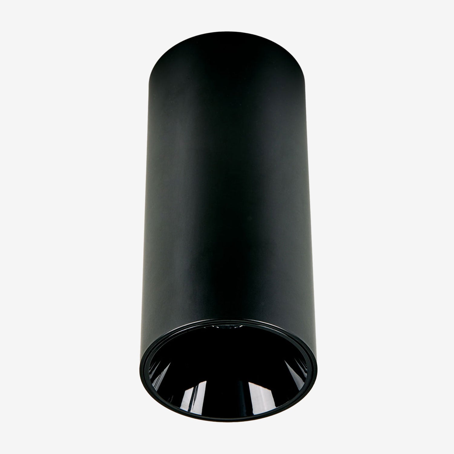 Sklum Led-deckenaufbauleuchte Rund Ø7,2 Cm Aus Aluminium Luisiana Schwarz