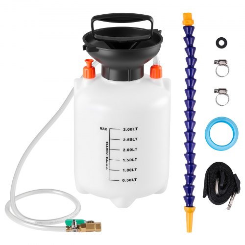Getriebeölpumpe, 3 L, Ölfüller, Manuelle Getriebeöl-transferpumpe Mit Schlauch & Hdpe-tank, Pumpenwerkzeug Mit Ptfe-band, Kfz-ölbefüllsystem, Schaltgetriebeflüssigkeitsfüllgerät