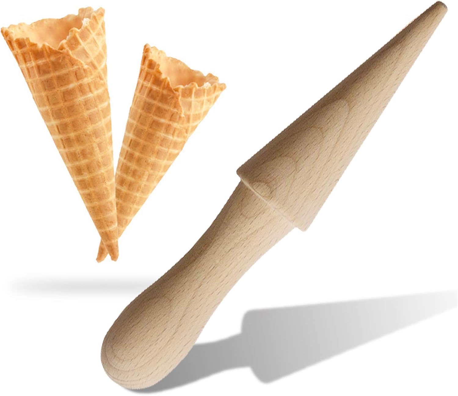 Cornets De Gaufres En Bois De Aoory Plantation, Cônes À Gaufres, Gaufres, Cônes À Gaufres, Petits Cornets De Glace