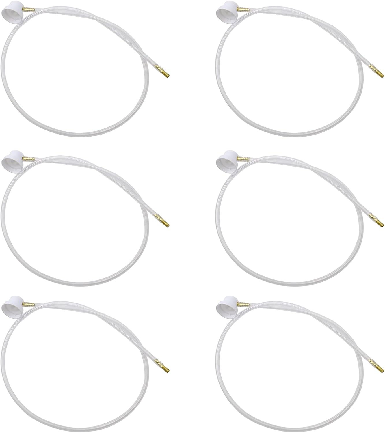 Ensemble De Buses Pour Aérosols De 6 Pièces Avec Un Tuyau D'Extension De 60 Cm À 360° Pour Les Aérosols Avec Filetage Extérieur Pour Outils Et Équipements De Peinture Automobile