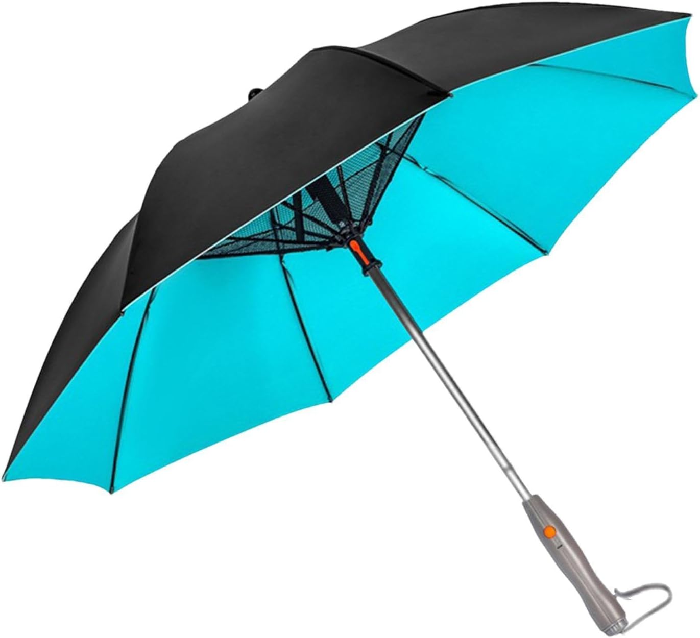 Kühlschirm Mit Ventilator,sonnenschirm Mit Eingebautem Ventilator Kühlender Sonnenschutzschirm Uv-schutz-sonnen- Und Regenschirm Mit Und Mister Für Sport, Golf, Wandern