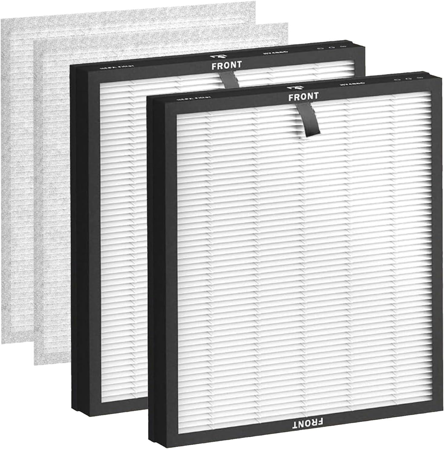 Hy4866 – Lot De 2 Filtres De Rechange, Compatibles Avec Le Purificateur D'Air 3-en-1 Morento Hy4866 Hy4866-wf H13 – Filtres De Rechange Hepa – Filtre À Charbon Actif Et Préfiltre