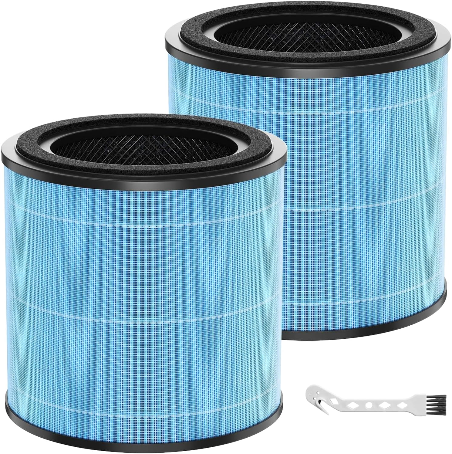 Lot De 2 Filtres De Rechange Ap0601 Pour Le Purificateur D'Air 4-en-1 Airtok Ap0601, Filtre Hepa À Charbon Actif De Rechange H13