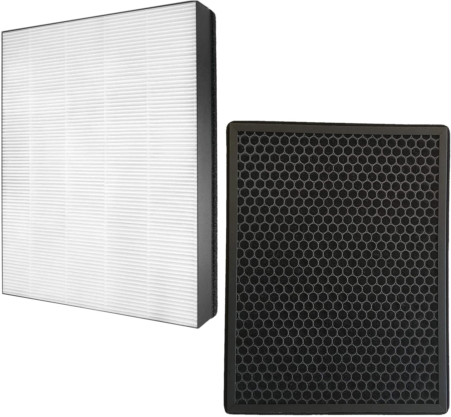 Filtre Ac1214 Compatible Avec Les Purificateurs D'Air Philips Ac1214/10 Et Ac2729/10 (série 1000) Filtre Hepa De Remplacement Fy1410/30 Et Fy1413/30 (1 Filtre Hepa + 1 Filtre À Charbon Actif)