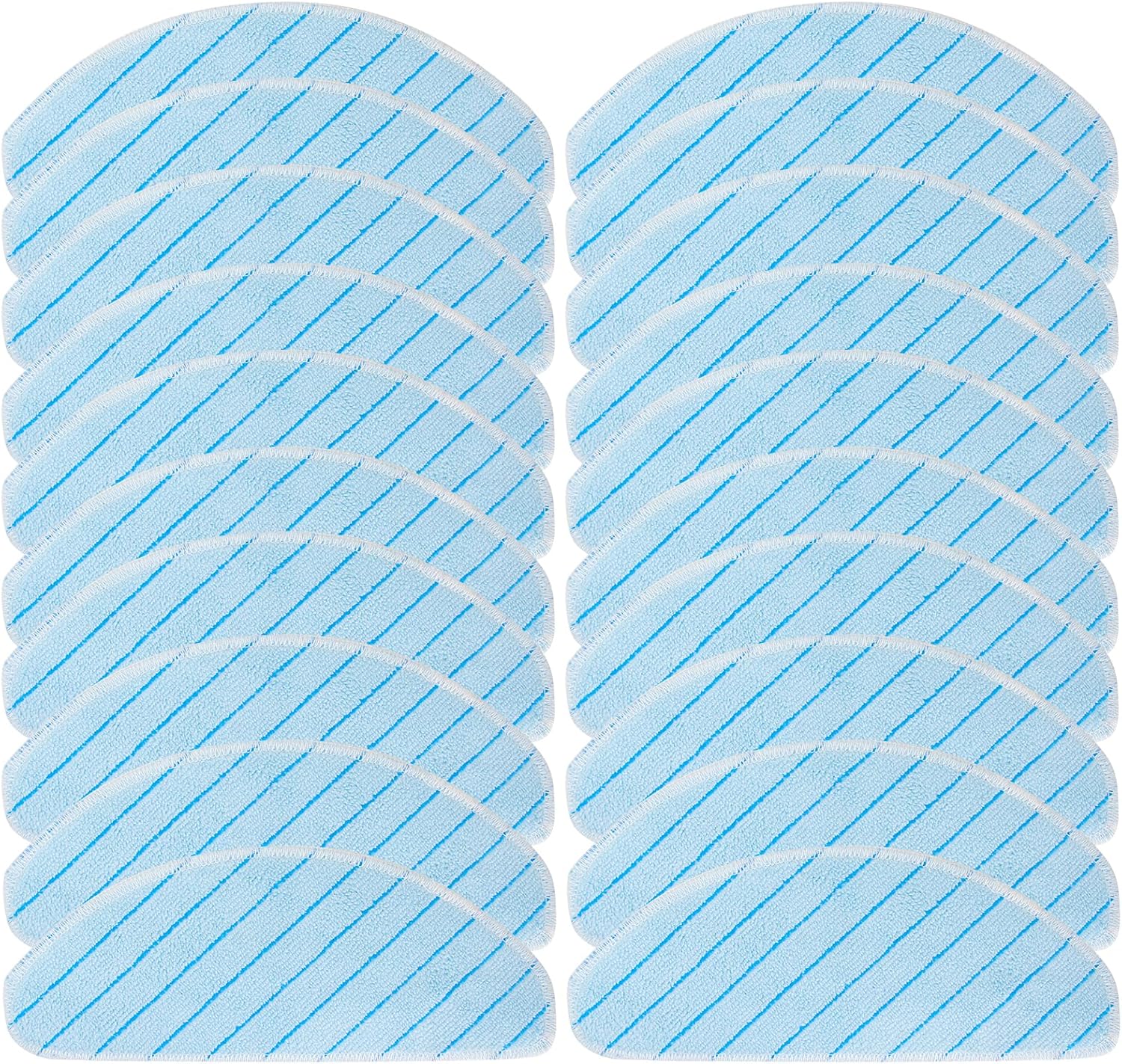Lot De 20 Chiffons De Nettoyage Lavables Pour Aspirateurs Ecovacs Deebot T9 Série Aivi