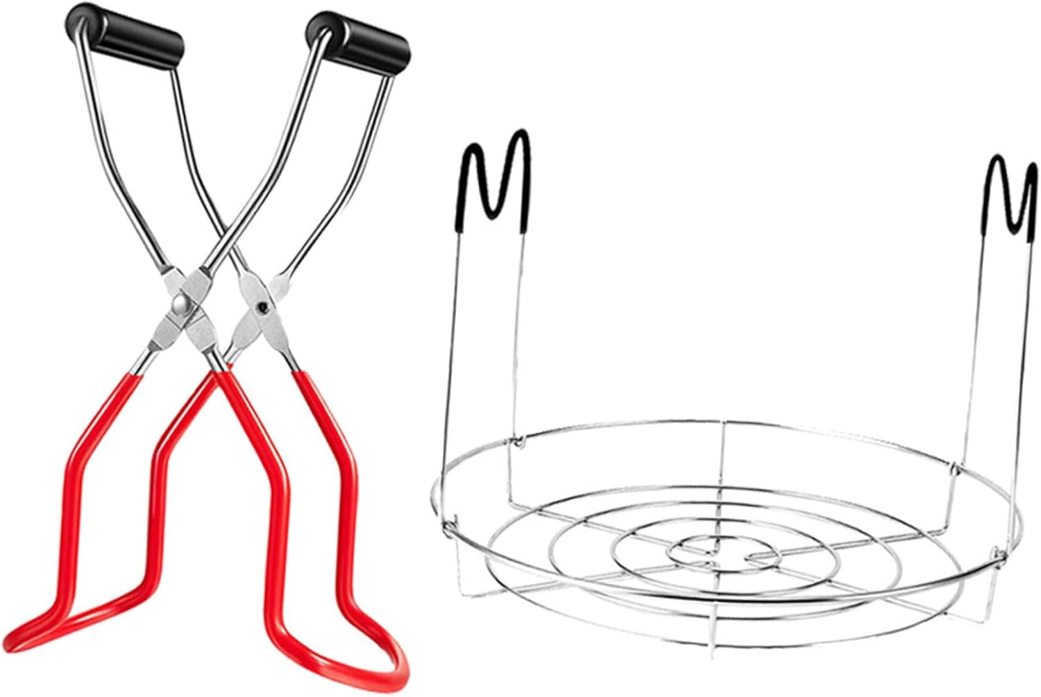 Grille De Stérilisation Réutilisable En Acier Inoxydable De 30 Cm, Couleur Aléatoire, Lot De 2, Facile À Ranger Pour La Cuisson À La Vapeur