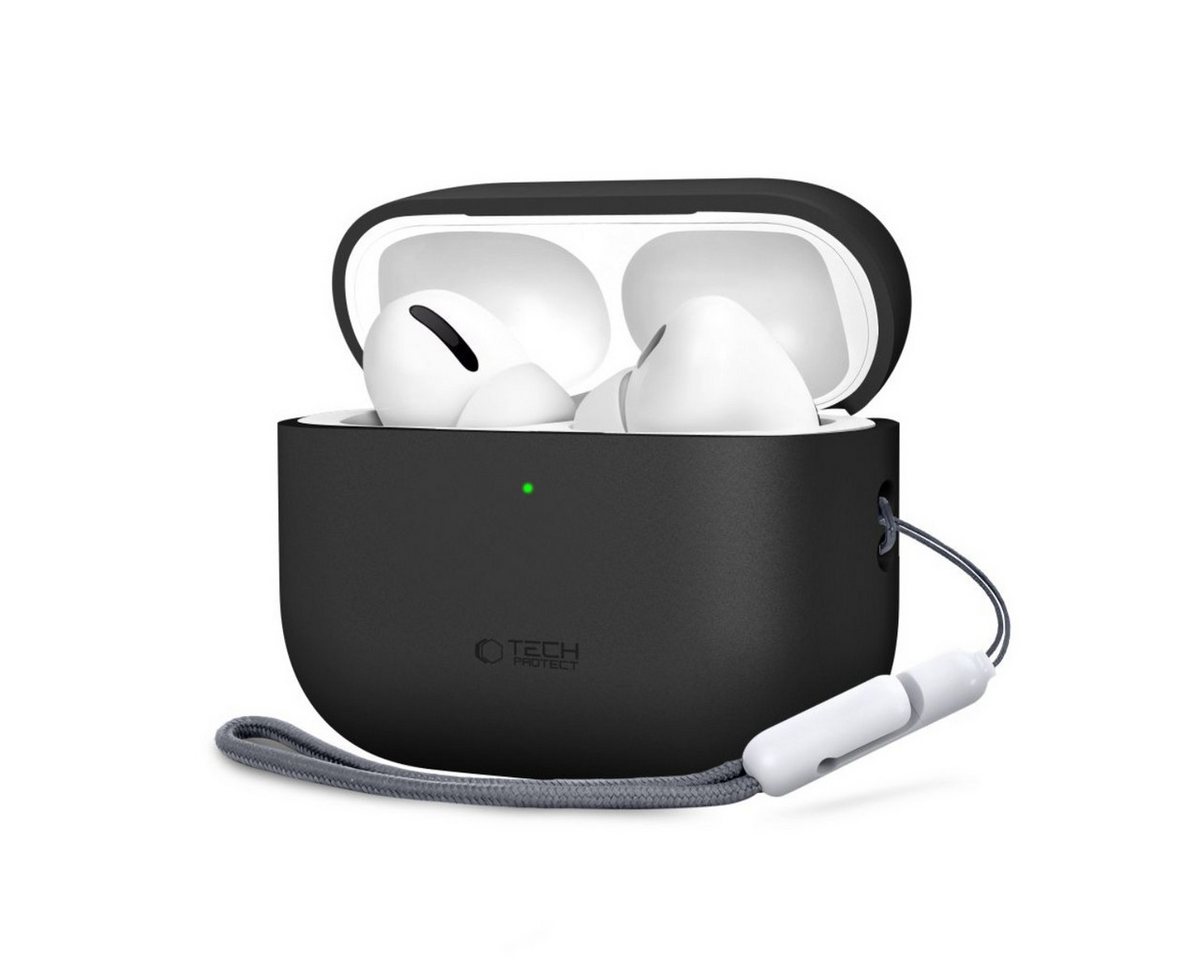 Schutzhülle Aus Silikon Für Airpods Pro 3 Kopfhörer – Schwarz