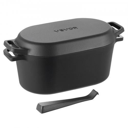 Schmortopf Aus Emailliertem Gusseisen, 3,31 L Dutch Oven Zum Backen Von Sauerteigbrot, Robuster Kochtopf Mit Deckel & Griffen, Geeignet Bis 260 °c, Brottopf Eintöpfen Zum Kochen Und Braten